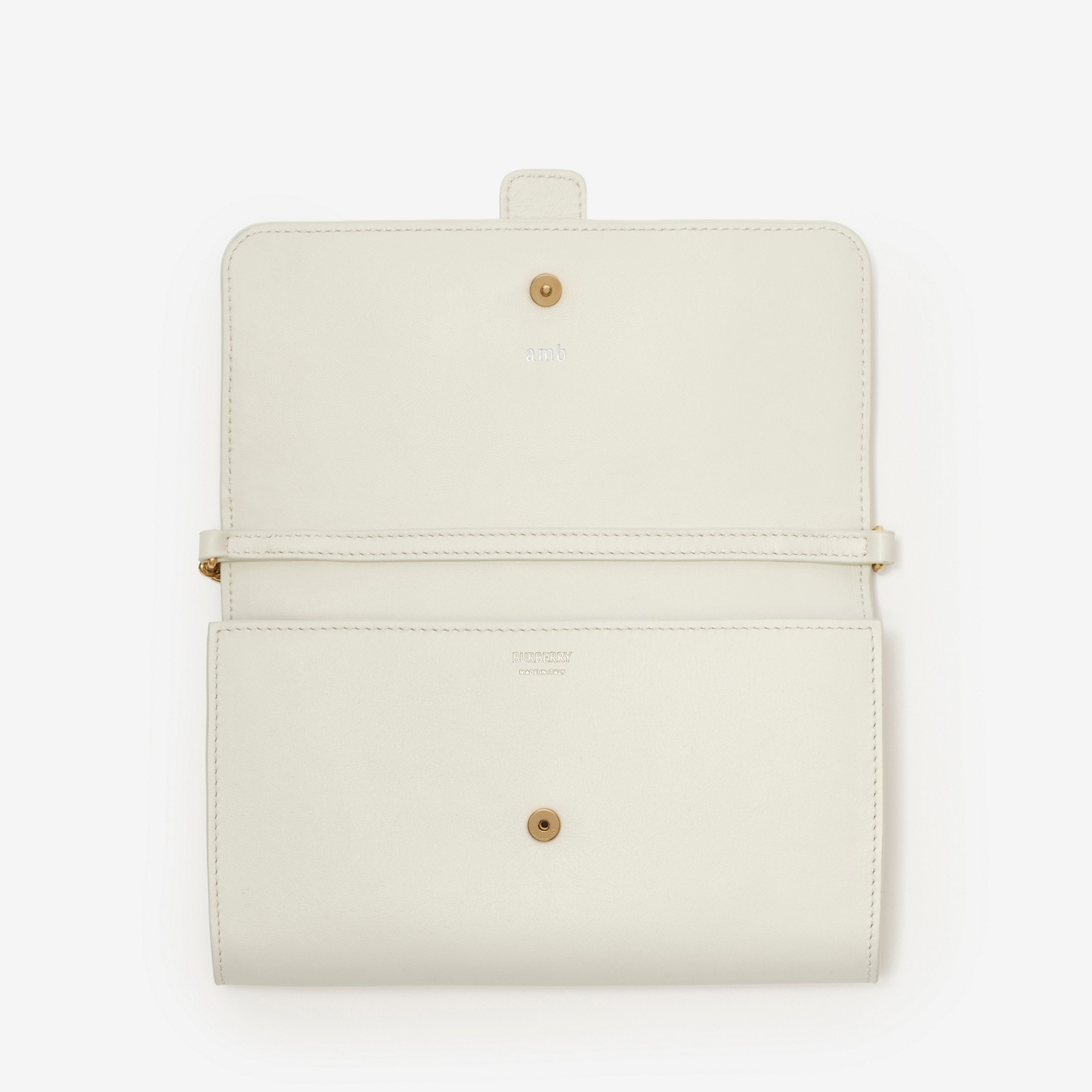 Rider Chain Strap Wallet in Soap - Women, Leather | Burberry® Official